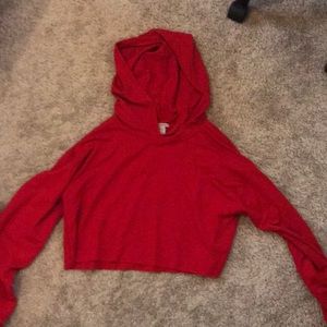 Cropped hoodie